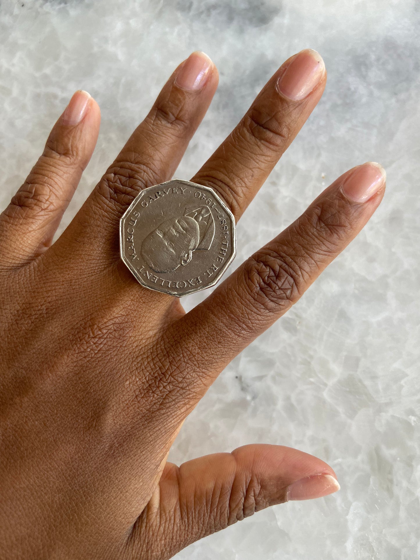 Marcus Garvey Coin Ring