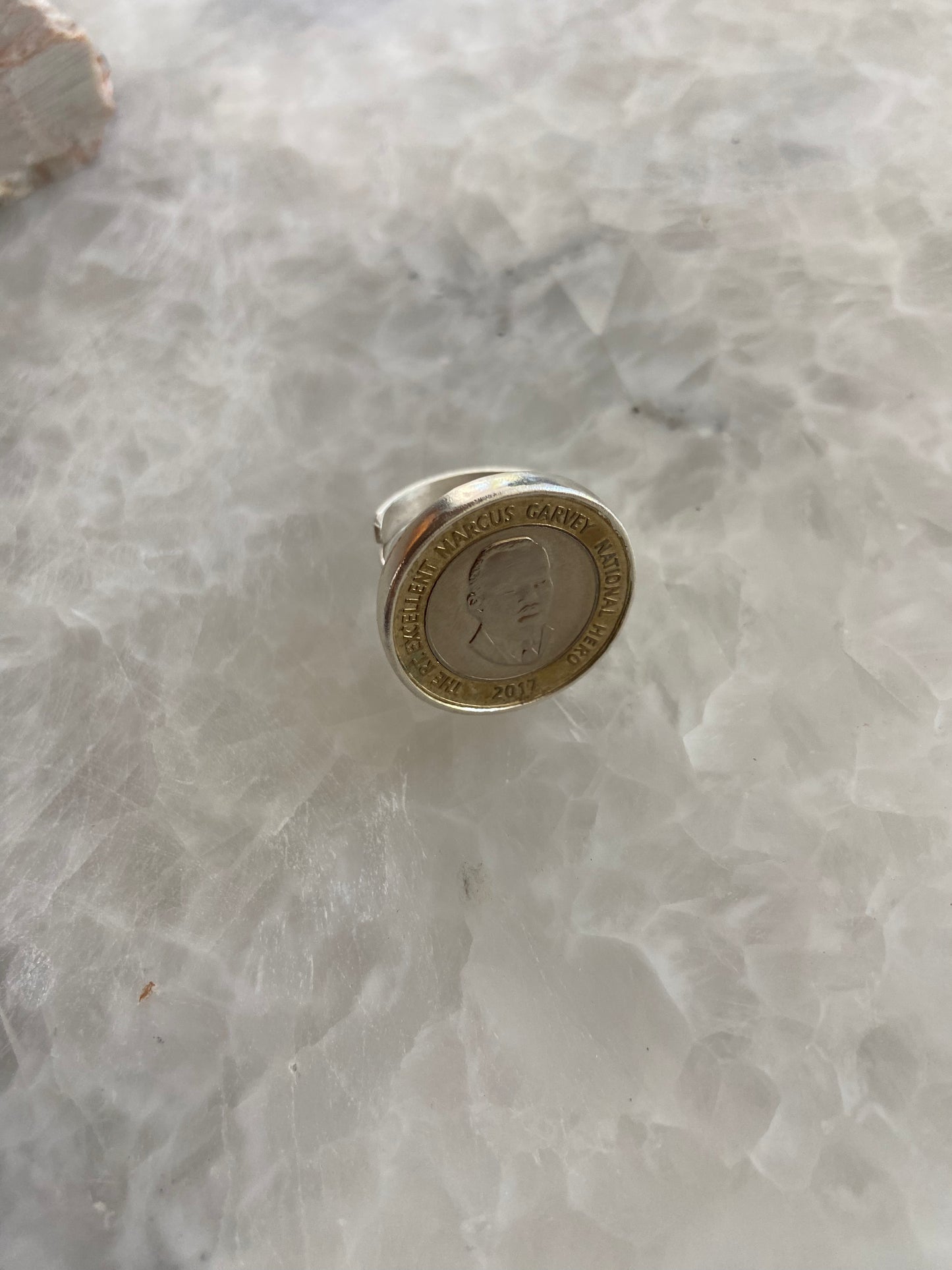 Marcus Garvey Coin Ring