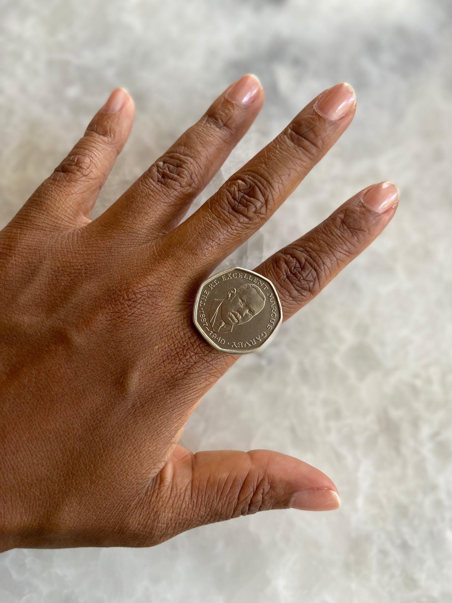 Marcus Garvey Coin Ring