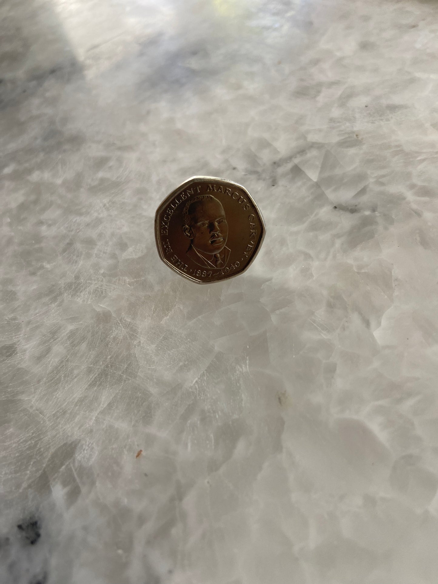 Marcus Garvey Coin Ring