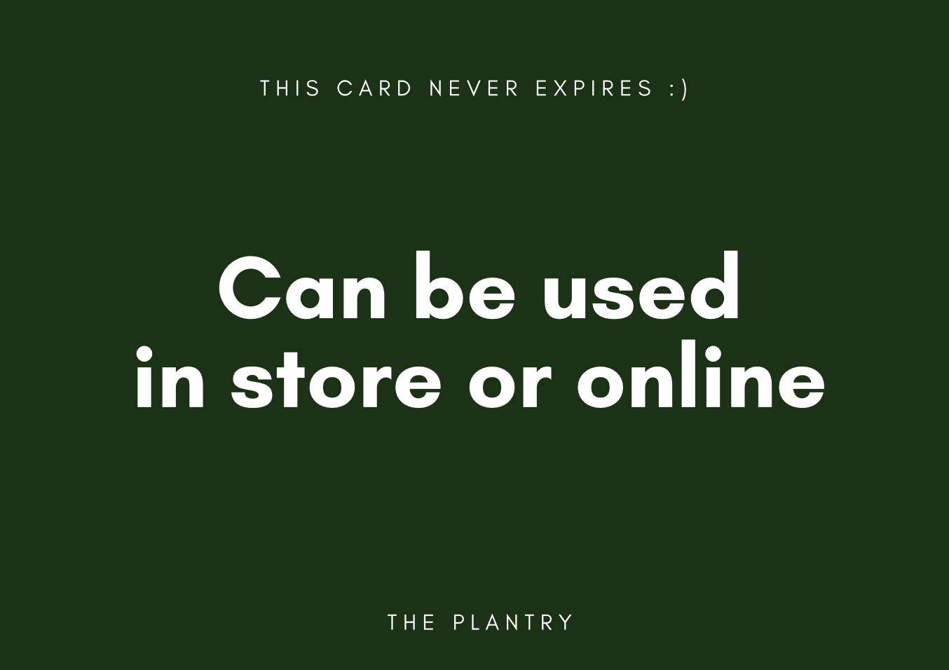 The Plantry Gift Card